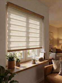 Persiana black out para ventana larga 80x1500cm - Hueso - Ver 1