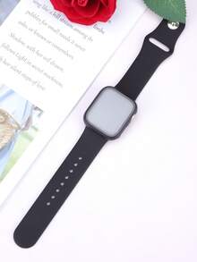 这款二合一表带兼表壳兼容 ，适用于 40mm、41mm、42mm、44mm、45mm、46mm 和 49mm 尺寸。运动休闲风格，搭配铆钉硅胶表带。配备防震防刮硬质 PC 表壳和钢化玻璃屏幕保护膜。兼容 Ultra/11/10/9/8/7/6/5/4/SE 系列。男女皆宜。柔软舒适，易于佩戴，触感灵敏。 - 黑色 - 查看 7