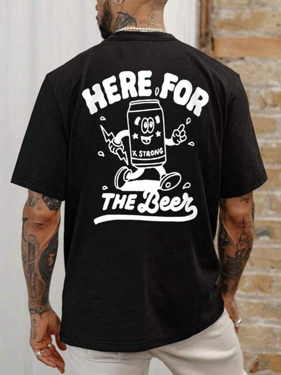 Men Outdoor Tees & Tanks - Black - View 1