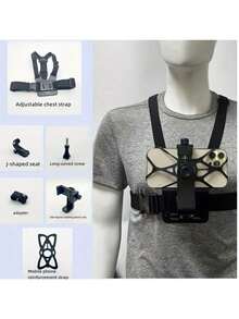 Adjustable Chest Harness Phone Holder Phone Holder Chest Front Mounted With Shock Cord Suitable For Cycling Running Vlogging POV Phone Stand Fits Action Cameras Mother's Day Gift - Multicolor - View 14