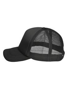 - Mesh Baseball Cap For Men Women Sporty Casual Outdoor Wear   - San Francisco Bridge Logo Embroidered Design With Sf Initials   - Adjustable Fit Comfortable Breathable For Daily Use Running And Leisure Activities - màu đen - Xem 2