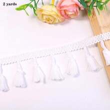 4cm Wide Tassel Decorative Ribbon, For Handmade DIY, Curtains, Clothing Sewing - Multicolor - View 5