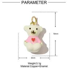 1pc Copper Micro-Inlaid Zirconia Personalized Hip-Hop Luxury Four-Leaf Clover Devil's Eye Pendant, Versatile DIY Bracelet Necklace Earring Accessory Handmade Charm - Multicolor - View 12