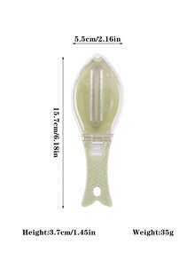 1入組家用鱼鳞刨帶蓋手動魚鱗刮刀 - 彩色 - 查看 3