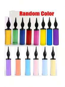 3pcs/Set Balloon Inflator, Inflating Pump, Blower, Hand-Operated Air Pump, Suitable For Birthday Party, Celebration, Wedding, Balloons (Random Color) - Multicolor - View 12