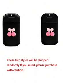 20ml Portable Card-Type Spray Bottle 0.68 Oz Card-Type Perfume Sprayer With Keychain Cute Cherry & Bow Design, Perfect For Attaching To Bags, Purses Or Backpacks For On-The-Go Use - One Size Fits All - View 5