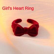 草莓植绒戒指盒，红色珠宝礼盒，创意迷你订婚首饰盒，戒指盒，首饰盒，耳环盒，耳环戒指包装收纳盒，可爱礼盒，节日派对礼物，圣诞礼物。植绒仿甜美可爱迷你个性化订婚首饰盒。 - 紅色 - 查看 7