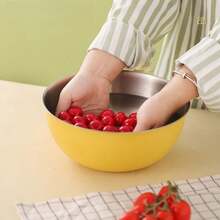 3pcs/Set Stainless Steel Mixing Bowls, Convenient For Kitchen Prep And Storage, Marked Measuring Cups, Suitable For Salad, Baking, Whipping - Deep Round Mixing Bowl Set, Mother's Day Gifts, Items For Mom, Baking Supplies - Salad Bowl - View 17