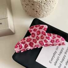 1个/4个装女士复古豹纹发爪夹，百搭优雅发夹，奢华配饰夏季发饰沙滩发夹度假发饰 - 彩色 - 查看 11