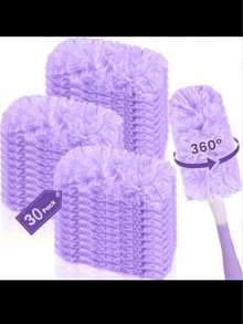 30pcs/20pcs/10pcs/5pcs Replacement Lint Brush Heads, Household Dust Removal Brush Heads Replacement, Suitable For Washing Clothes, Furniture, Cars, Keyboards (Excluding Handles), Cleaning Supplies, Cleaning Tools, Christmas, Halloween Cleaning - A - View 1