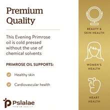 PSLALAE Evening Primrose Oil 1300mg - Balance Hormone, Reduces Menopausal Discomfort, Improve Endocrine Health, Promotes Skin & Immune Health - 120pcs - 兩瓶更優惠 - 查看 7