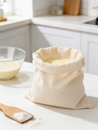 1/3pcs Thickened Mesh Filter Bag, Cheesecloth Bag, Tea Bag, Pickling Bag, Soup Bag, Chinese Herbal Medicine Decoction Bag, Soy Milk Filter Bag - Cotton Fabric Or Cheesecloth, Unbleached Natural Super Fine Cheesecloth Filter