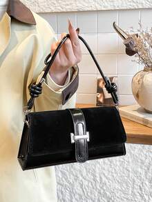 Large-Capacity Shoulder Bag, 2026 New Style, Women's Retro Style, Versatile, Simple And Fashionable, Luxurious And High-End, Exquisite Bag - Black - View 4