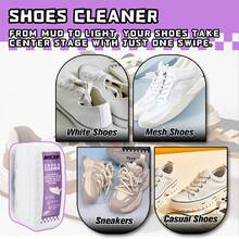 2-In-1 White Shoe Cleaning Tool! No-Wash Foam Cleaner, Removes Yellowing And Stains On Shoe Edges, All-In-One Cleaning Brush Design - White - View 8