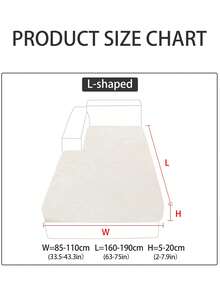 1pc Chenille Sofa Slipcover, Non-Slip Elastic Cover, Machine Washable, Suitable For Living Room & Bedroom Decor - Jian Yi - White - View 11