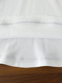 Summer Girls White Princess Dress, New Arrival School Style - White - View 5