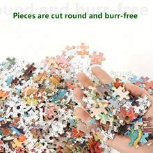 Jigsaw Puzzle 500/1000/1200/2000pcs Colorful Fantasy City Maze Whimsical Art Premium Puzzle Thick Sturdy Material & Detailed Print, Relaxing Hobby & Home Decor, Great Gift For Family & Friends - A - View 4