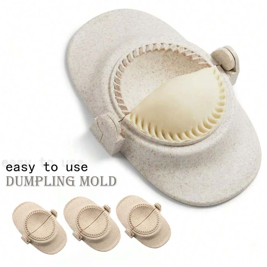 Creative Dumpling Clip, Dumpling Maker, Cake Mold, Pastry Mold, Dumpling Clip Tool, Factory - Beige - View 1
