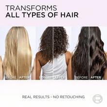 L'Oréal Paris L'Oreal Paris Elvive Glycolic + Gloss High Shine Leave-In Hair Serum, Smooths Dull, Porous Hair Into High-Shine, Glossy Hair, 4.4 Fl Oz - 高光澤 - 查看 6