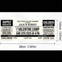 1 Thiệp Mời Cưới Cá Nhân Hóa, Tùy Chỉnh Văn Bản, Thư Pháp, Thiệp Mời Độc Đáo, Phong Bì, Thiệp Mời Cưới/Tiệc Tụng, Thiết Kế Vé Biểu Diễn/Buổi Hòa Nhạc, Màu Đen Và Trắng Ngà Cá Nhân Hóa, Thiệp Mời Cưới/Tiệc Tụng, Thiết Kế Vé Biểu Diễn/Buổi Hòa Nhạc - Nhiều màu - Xem 8