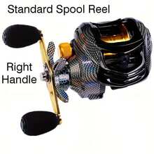 Lingkun Ultra-Lightweight Bait Reel 22lb Max Drag - Saltwater & Freshwater Spinning Fishing Reel With Magnetic Brake System, Ergonomic Handle, Lightweight Plastic Construction & Smooth Drag System For Bass, Trout, Pike, Salmon, Tuna - Left-hand Style a - View 7