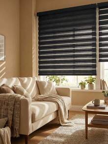 Persiana black out para ventana larga 80x1500cm - Negro1 - Ver 2