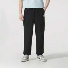 Nike AS CLUB WVN CARGO PANT Men's Woven Sports Training Fitness Breathable Casual Pants HJ1991-010 - Black/White - View 1
