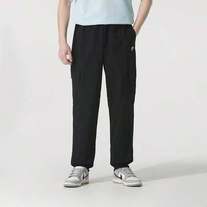 Nike AS CLUB WVN CARGO PANT Men's Woven Sports Training Fitness Breathable Casual Pants HJ1991-010