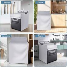 ¡RecomendadoFunda para Lavadora, Funda Lavadora y Secadora Anti-UV y Resistencia al Polvo, Con 4 Base para Lavadora, Adecuadas para Reducir el Ruido y la Absorción de Impactos de las Lavadoras.¡Top de Temporada - 1 - Ver 7