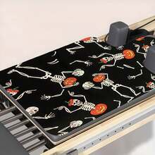 1件家用健身瑜伽普拉提运动垫，适用于健身房、客厅地板，防滑减震，吸湿易清洁，实用运动垫，硅藻土材质 - 彩色 - 查看 1