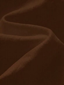 Floreya纯色休闲优雅梭织面料拉链连衣裙，适合晚宴约会、度假、婚礼、春夏穿着。 - 棕色 - 查看 9