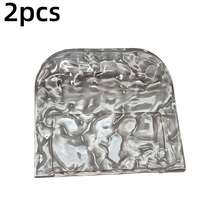 2 piezas Cubierta elevadora de asiento de inodoro con diseño de onda de agua, diseño de tapa doble, mango premium para levantar el asiento del inodoro, accesorio de baño higiénico con pegatina adhesiva, artículo doméstico conveniente - Multicolor - Ver 7