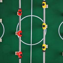 20 Inch Foosball Table Portable Mini Tabletop Soccer Game for Game Rooms Family Night - Verde - Ver 4