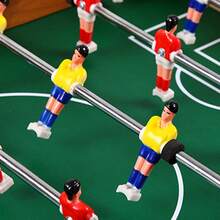 20 Inch Foosball Table Portable Mini Tabletop Soccer Game for Game Rooms Family Night - Verde - Ver 7