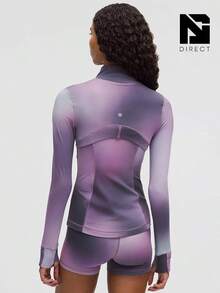 Lululemon Define Jacket Nulu-For Yoga Gym Running-Sweat-Wicking-Yoga-All Seasons Sport-Spring/Summer-Autumn/Winter-Back To School- Mother's Day Gifts-Father's Day Gift - Aurora Haze Purple Multi - 查看 3