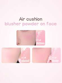 NOVO Cushion Blusher Powder Puff, Warna Natural dengan Saturasi Rendah, Hasil Akhir Matte, Cocok untuk Kencan, Tahun Baru, Riasan Sehari-hari, Tema Ulang Tahun, Awal Musim Semi, Gaya Y2K, Imut, Berkumpul dengan Teman, Warna Terbaik - 02# Almond Manis - View 10