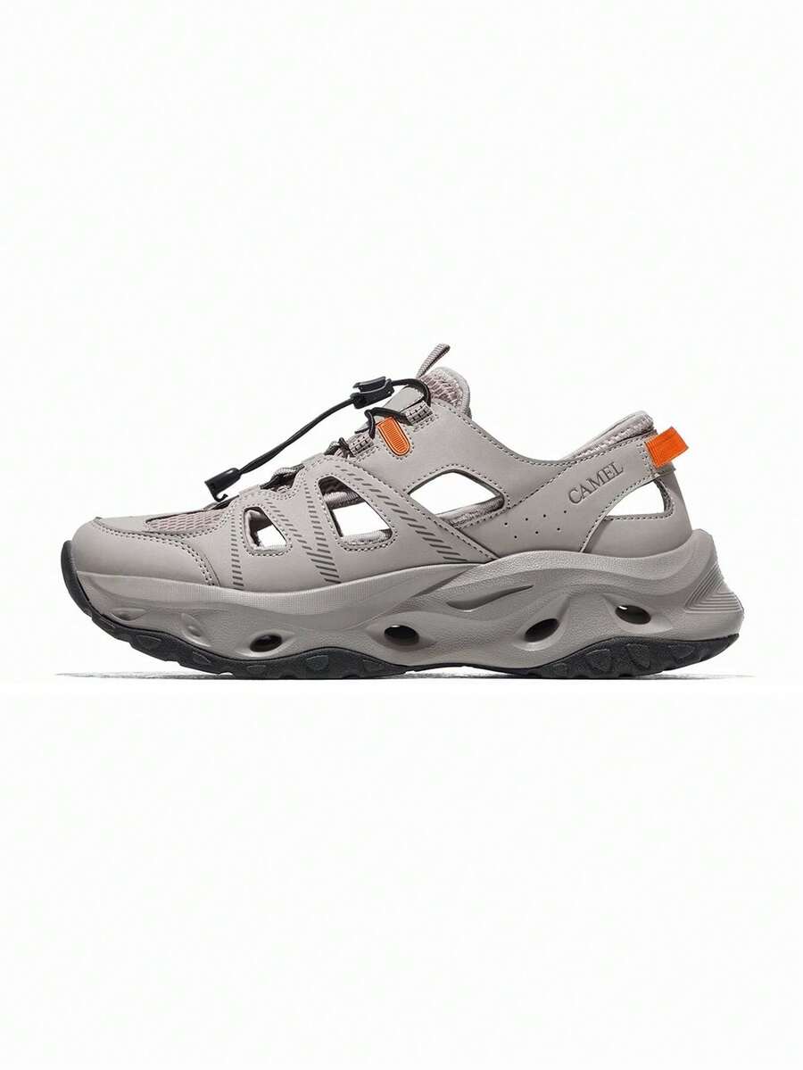 CAMEL CROWN Women's Waterproof Hiking Sandals, Closed-Toe Amphibious Sports Beach Water Shoes - Sand/Orange - View 1