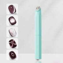 SHANGFEIYA Eight-In-One Purple Nail Art Magnet 5pcs Set Featuring Fancy Designs Multifunctional Glass Beads And Cat's Eye Nail Polish Gel Specially Designed With A Strong Magnet 1pc/5pcs - Multicolor - View 12