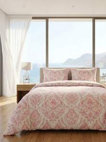 2/3 件套土耳其棉质梭织羽绒被套装 | 羽绒被套和枕套，现代卧室床上用品，135*200 厘米，150*200 厘米，200*200 厘米，200*220 厘米，220*240 厘米 - 杏色 - 查看 6