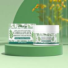 south moon Chillflex Herbal Body Cream, 100g, Refreshing & Soothing Botanical Formula, Non-Greasy Daily Comfort Cream, Ideal For Post-Workout Relaxation & Everyday Muscle And Joint Refreshment, Gentle On All Skin Types, Premium Skincare For Daily Comfort - kem làm dịu da toàn thân - Xem 10
