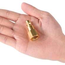 BILAL Brass 1/4 Inch NPT Brass Female Air Hose Quick Connect Adapter,Air Coupler And Plug Kit,Air Compressor Fittings 2pcs - 2 Piece-1/4 Npt Female Plug - View 5