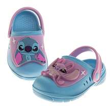 Disney Lilo & Stitch Girls Shoes, EVA Clogs, Water Shoes - Kids Pool And Beach Shoes, Blue And Pink Slip-On (Toddler Sizes 5-10, Little Kid Sizes 11-12) - 粉色 - 查看 7