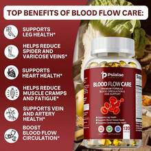 PSLALAE Blood Flow Care - Blood Circulation Supplements - With Hawthorn, Ginger Root - 120pcs - Two bottle - More favorable(兩瓶) - 查看 4