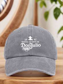 1顶男士字母印花棒球帽，透气材质，户外运动可调节，适合徒步旅行、休闲街头时尚，男女通用，百搭老爹帽，多种颜色可选 - 多色 - 查看 6