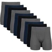 ¡RecomendadoGildan Paquete de bóxers con Cintura Cubierta, multipaquete Calzones Calzoncillo para Hombre¡Top de Temporada - Mezcla real (paquete de 10) - Ver 15
