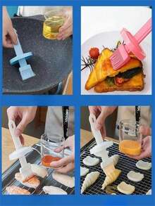 1pc Versatile Nylon/Silicone Basting Brush, Available In Multiple Colors, Suitable For Baking, Grilling, Cooking, Ideal Gift For New Year, Valentine's Day, Mother's Day, Father's Day, Graduation - New Model - View 6