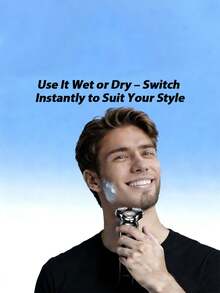 SKYWORTH Electric Shaver, Large Capacity Battery, IPX7 Waterproof, Suitable For Both Wet And Dry Use, A Top Choice For Birthday And Graduation Gifts. Shaver, Electric Shaver, Razor, Men's Shaver, Professional Shaver, Electric Razor. - Multicolor - View 5
