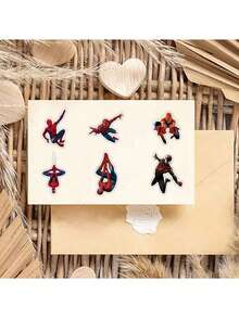Marvel Bộ 50 miếng dán Người Nhện, hình dán phim hoạt hình, tự dán lên ván trượt, laptop, xe máy, chống thấm nước, hình dán hoạt hình ngộ nghĩnh, đồ chơi trẻ em, quà tặng, đồ trang trí. - Nhiều màu - Xem 5