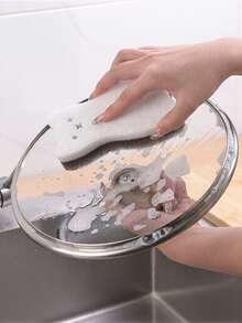 4/8pcs Cute Cat Design Kitchen Sponge Set, Cleaning Sponge, Dishwashing Sponge, Kitchen Cleaning Tools, Kitchenware Accessories, Scratch-Resistant Dish Sponge - Multicolor - View 8