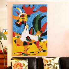 Framed Joan Miro Surrealism Artworks Poster Canvas Wall Art Posters For Room Aesthetic And Decor 16 Poster For Bedroom Living Room Office Decor - Framed - 查看 1